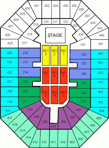 Bradley Center Seating Chart